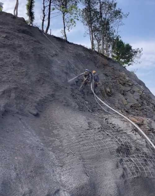 唐山路南区边坡喷护